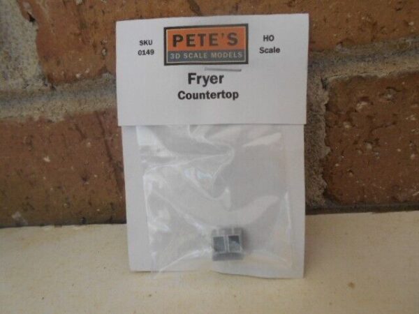 Pete's 3d HO Scale Counter Top fryer Kit #149