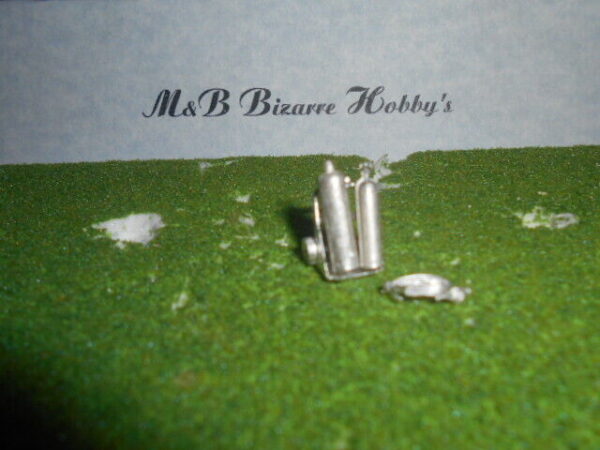 HO Scale Accessories Torch Cart Set 4 Piece set #063 - Image 2