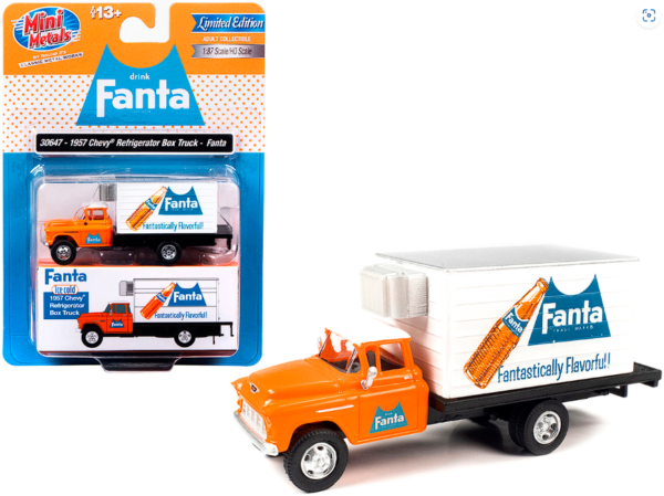 CLASSIC METAL WORKS #30647 --1957 Chevy Refrigerator Box Ttuck, "Fanta"