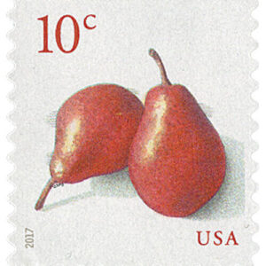 USA - 2017  Red Pears Stamps MNH Sheet Of 20 Stamps - #5178