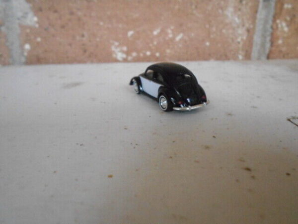 Busch HO Scale 1951 VW Kafer Baujahr Black & White #42748 - Image 4