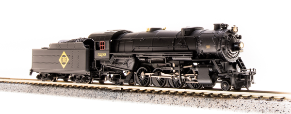 BROADWAY LIMITED 5704 N USRA Heavy Mikado, ERIE #3200 Paragon3 Sound/DC/DCC