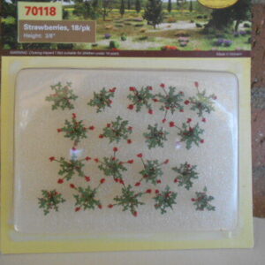 MP Scenery Products item #70118 HO Scale Strawberries 18/Pk