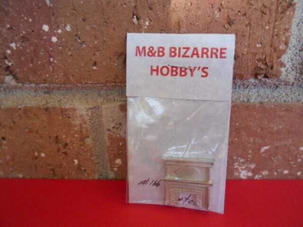 HO Scale Accessories Fire Place With Mantal (1 Per Pack) #166