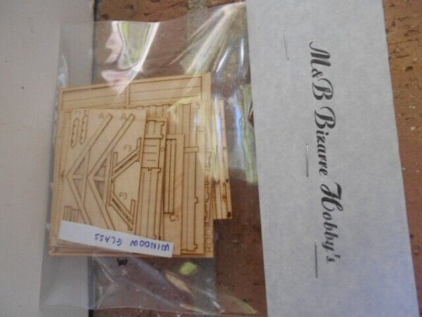 #20 HO Scale Laser Cut Lodge Cabin Model Building Kit House For Railway - Image 2