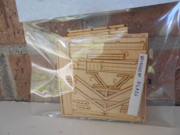 #20 HO Scale Laser Cut Lodge Cabin Model Building Kit House For Railway - Image 3
