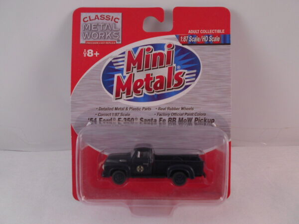 Ho  Scale CMW 54 Ford F-350 Santa Fe RR Mow Pickup # 30210 - Image 2