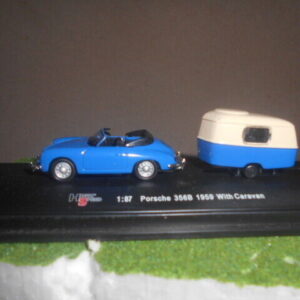 High Speed Porsche 356-B With Caravan #17265