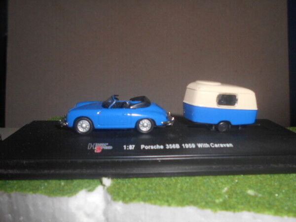 High Speed Porsche 356-B With Caravan #17265
