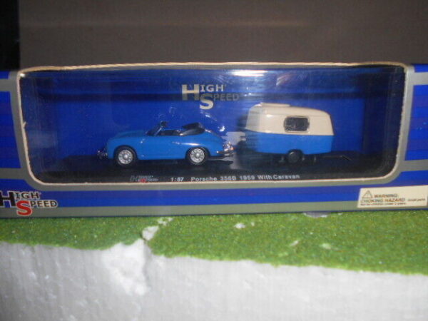 High Speed Porsche 356-B With Caravan #17265 - Image 5