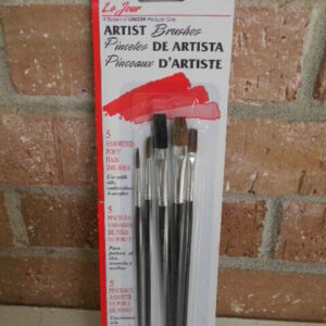 Accessories, #A555---5 Pc Artist Paint Brushed
