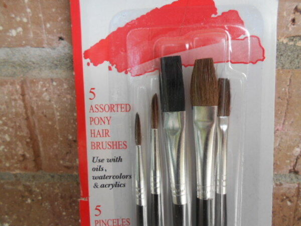 Accessories, #A555---5 Pc Artist Paint Brushed - Image 3