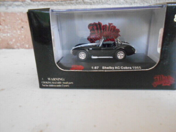 Mailbu Interational Shelby AC Cobra 1965 #00101 Black/White