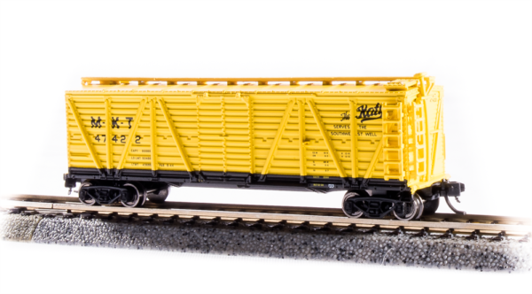BWL #6573 Broadway Limited N Missouri-Kansas-Texas Stock Car with Hog Sounds
