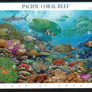 US - 2004 SC #3831 37c Pacific Coral Reef Mint Sheet/10 MNH