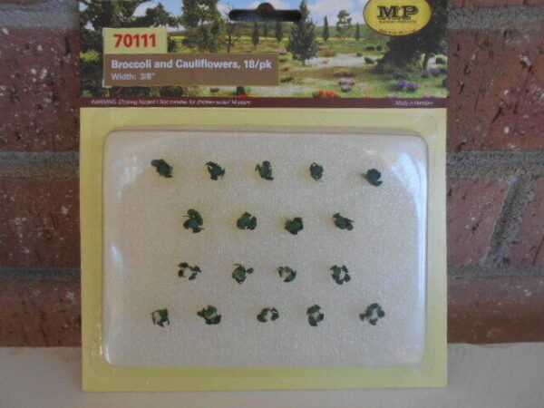 MP Scenery Products item # 70111 HO Scale BRoccoli & Cauliflowers 18 Pk - Image 3