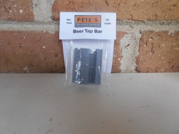Pete's 3d HO Scale Beer Tap Bar Kit  #112