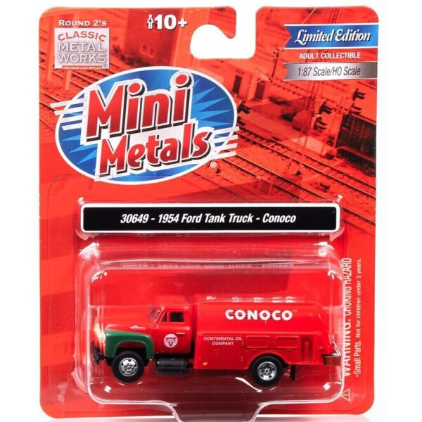 Classic Metal Works #30649 HO 1954 FORD TANKER TRUCK (CONOCO) - Image 4
