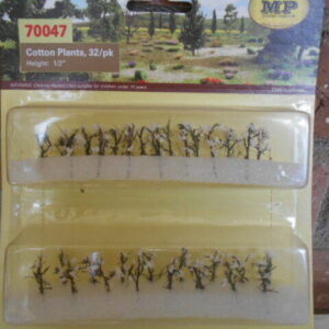 MP Scenery Products Item  #70047 HO Scale Cotton Plants 32/pk Height 1/2"