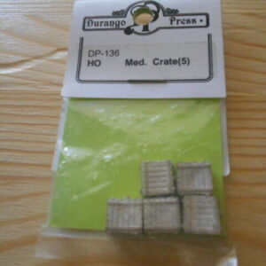 HO Scale Accessories Durango Press Small Square Crate #DP-135