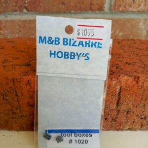 #1020 HO Scale Accessories Hand Held Tool Boxes  (2 Per Pack)