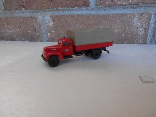 Brekina HO Scale Ford FK 3500 Berufeuerwehr Canvas Top Truck  #49029