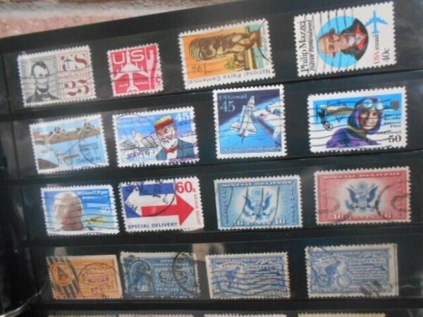 USPS Lot Of 200 USED Air Mail - Postage Due - Special Delivery - Image 14