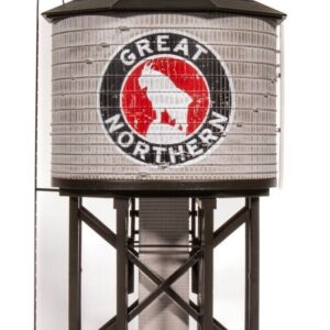 BWL #7918 HO Scale Operating Water Tower W/sd Grate Northern Weathered