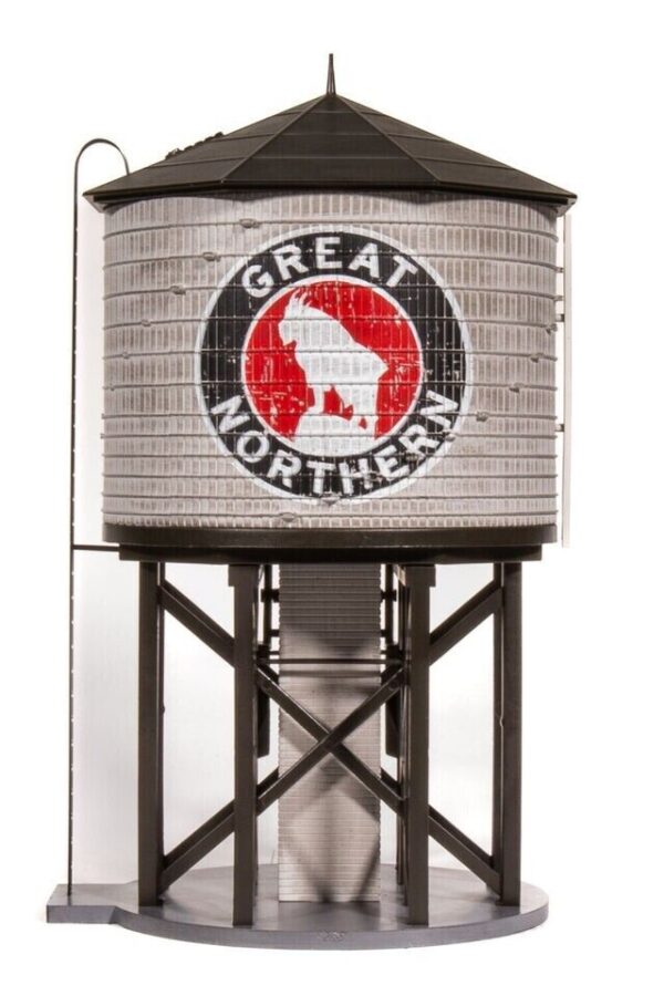 BWL #7918 HO Scale Operating Water Tower W/sd Grate Northern Weathered