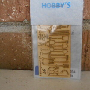 # 1094 HO Scale Laser Cut Farming Tools  34 Piece