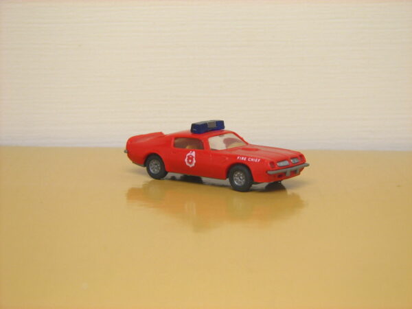 Busch #17705 HO Scale Pontiac Firebird Trans AM Fire Department - Image 4