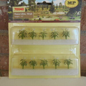 MP Scenery Products item #70040 HO Scale Peace Lilies 10/Pack Height-1/2