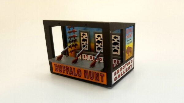 Pete's 3d HO Scale Carnival Shooting Gallery "Buffalo Hunt Kit #160 - Image 6