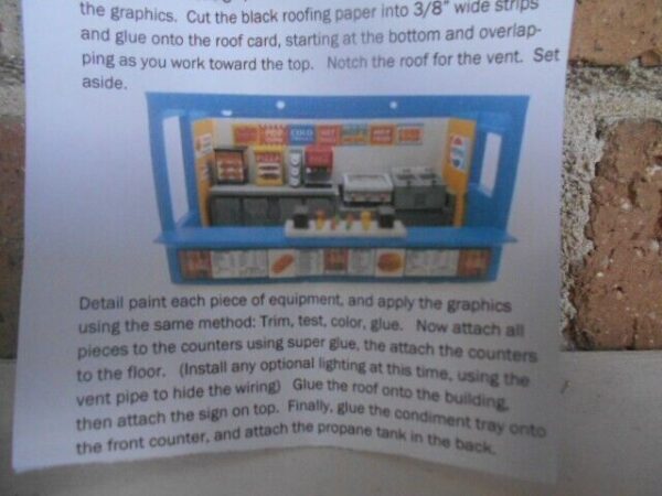 Pete's 3d HO Scale Snack Bar Kit  #163 - Image 4