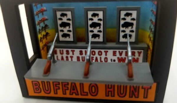 Pete's 3d HO Scale Carnival Shooting Gallery "Buffalo Hunt Kit #160 - Image 9