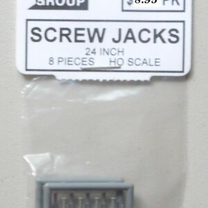Tichy Train Group Screw Vacks 8 Pieces Gray #8228