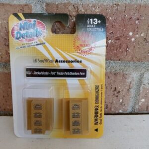 CMW / Mini Details Accessories #20224 Ford Sack Wood Crate  2-Pieces HO / 1:87