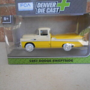 Menard O Scale  #279-9245 --1957 Dodge Sweptside Trucks Yellow & Cream