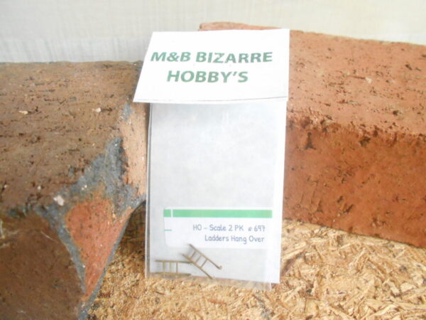 M & B Bizarres HO Scale Hang Over Ladder  #697