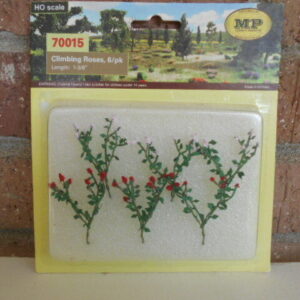 MP Scenery Products item #70015 HO Scale Climbing Roses,6/Pack Length 1-3/8