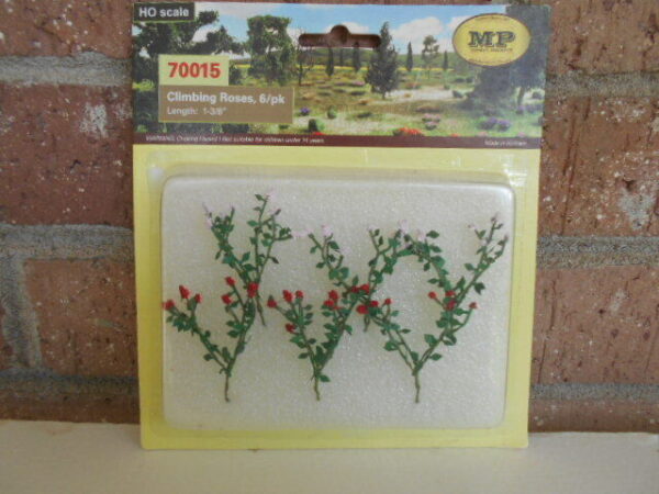 MP Scenery Products item #70015 HO Scale Climbing Roses,6/Pack Length 1-3/8