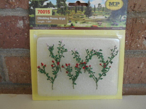 MP Scenery Products item #70015 HO Scale Climbing Roses,6/Pack Length 1-3/8 - Image 2