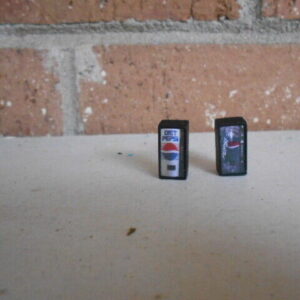 #2008 N Scale Accessories 1960-1980 Diet Pepsi Machines (2 Per Pack)