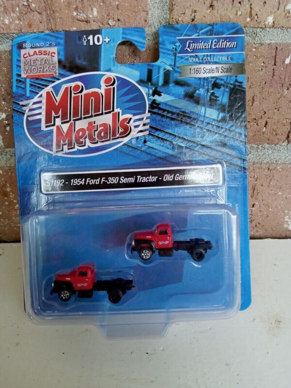 Classic Metal Work N Scale 1954 Ford F-350 Semi-Tractor Old German Beer 51192