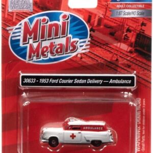 Classic Metal Works #30633 HO Scale 1953 Ford Courier Sedan Deliver (Ambulance)