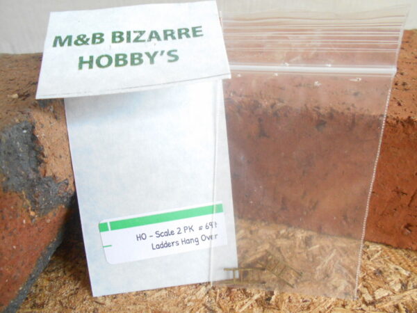 M & B Bizarres HO Scale Hang Over Ladder  #697 - Image 5
