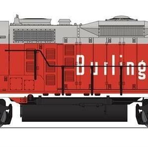 BWL #4270 Broadway Limited HO Scale ~ CB&Q ~ GP20 #910 ~ Paragon4 DC/DCC Sound