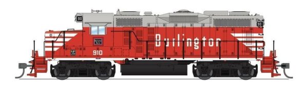 BWL #4270 Broadway Limited HO Scale ~ CB&Q ~ GP20 #910 ~ Paragon4 DC/DCC Sound
