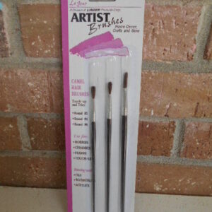 Accessories, #A383---3 Pc Artist Paint Brushed