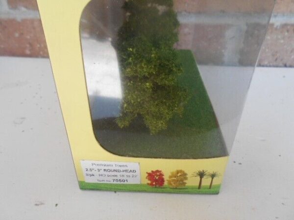 MP Scenery Products Item #70501 HO Scale Premiun Round Head Trees 3'' to 4'' - Image 3